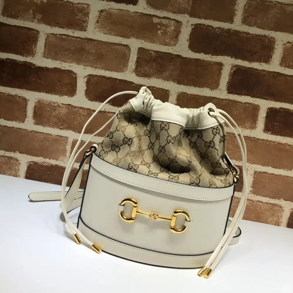 Horsebit GUCCI bag small bucket 1955 0624